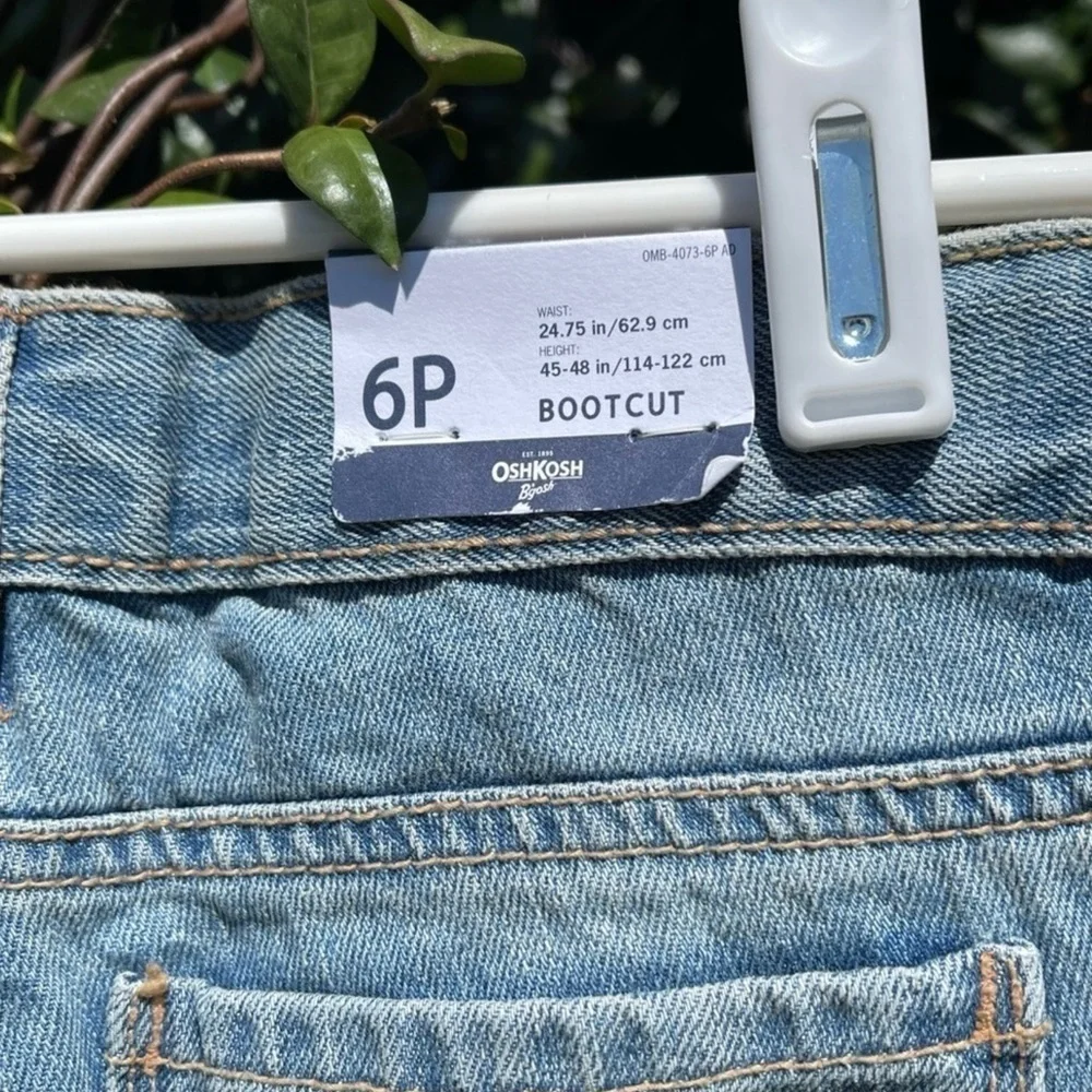 OshKosh B’Gosh Girl’s Faded Bootcut Denim Jeans